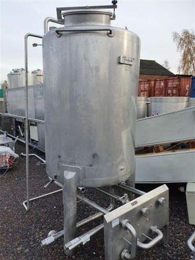 Used 900 Litre Stainless Steel Agitated Tank