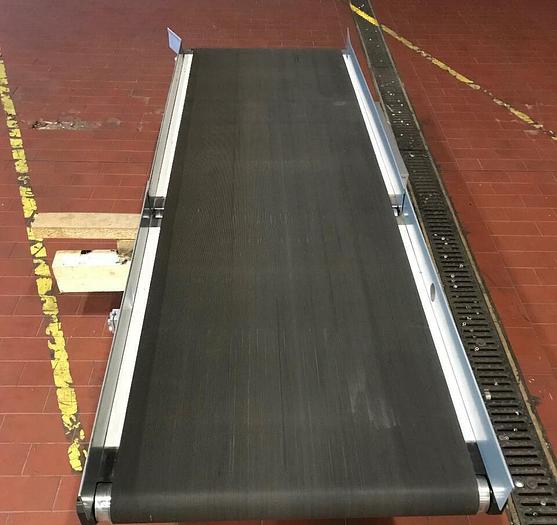 Gebraucht TRANSNORM Gurtförderer, Steigförderer, Förderband 2,1m 1100