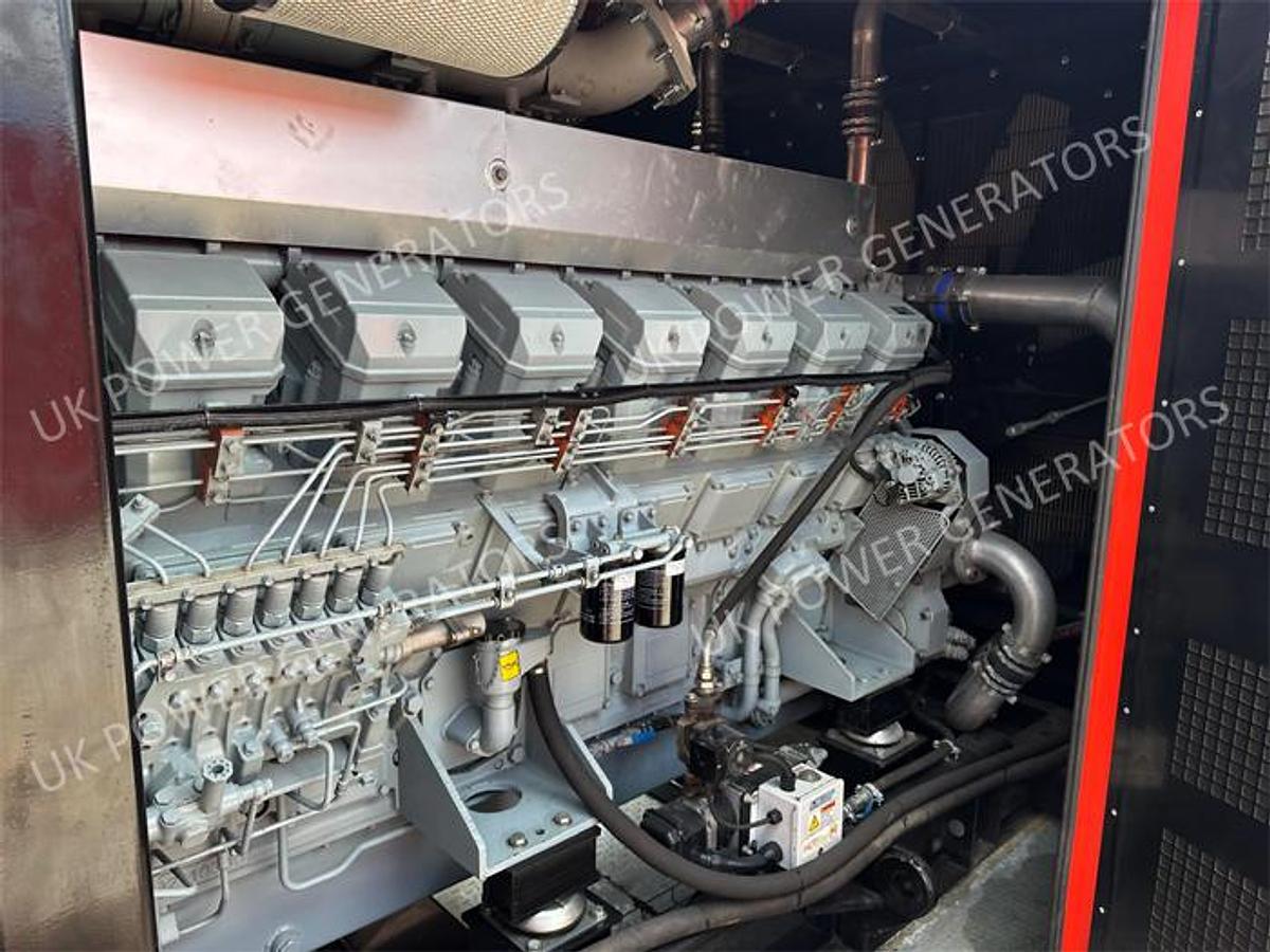 Used 5.75 MW Mitsubishi S12H-PTA 980 kW & S16R-PTAA2 1895 kW DIESEL Containerised Generating Set Complete Power Plant Package