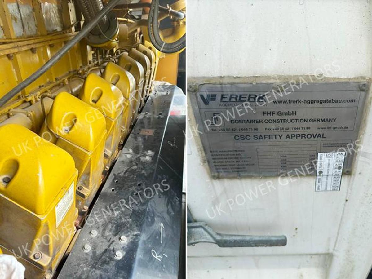 Used 2012 Caterpillar 3516C Gas Generator Containerized Package XL