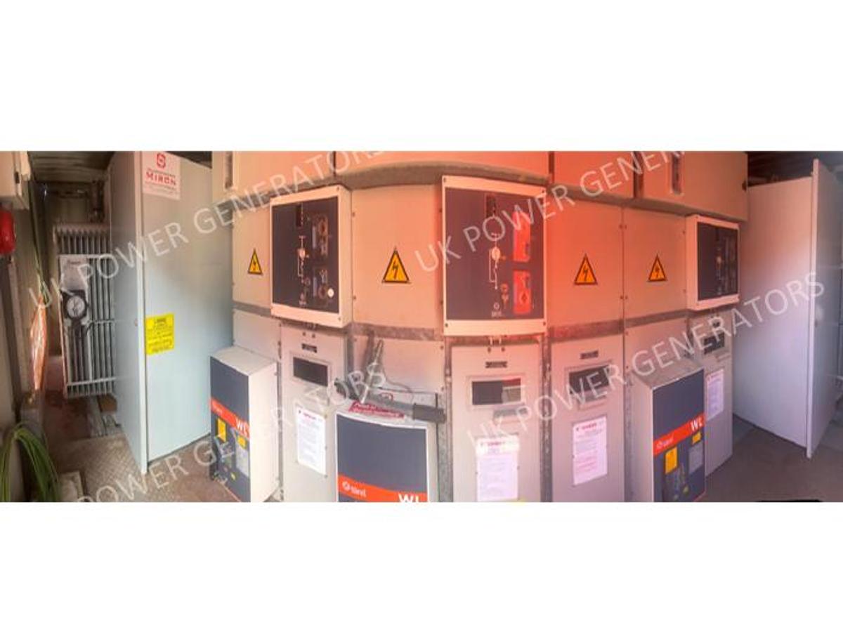 Used 5.75 MW Mitsubishi S12H-PTA 980 kW & S16R-PTAA2 1895 kW DIESEL Containerised Generating Set Complete Power Plant Package