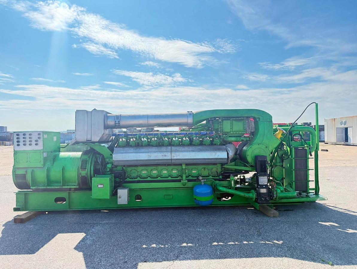 Used 2006 Jenbacher  JMS420GS- N. L 1415 kW Natural Gas Generating Set
