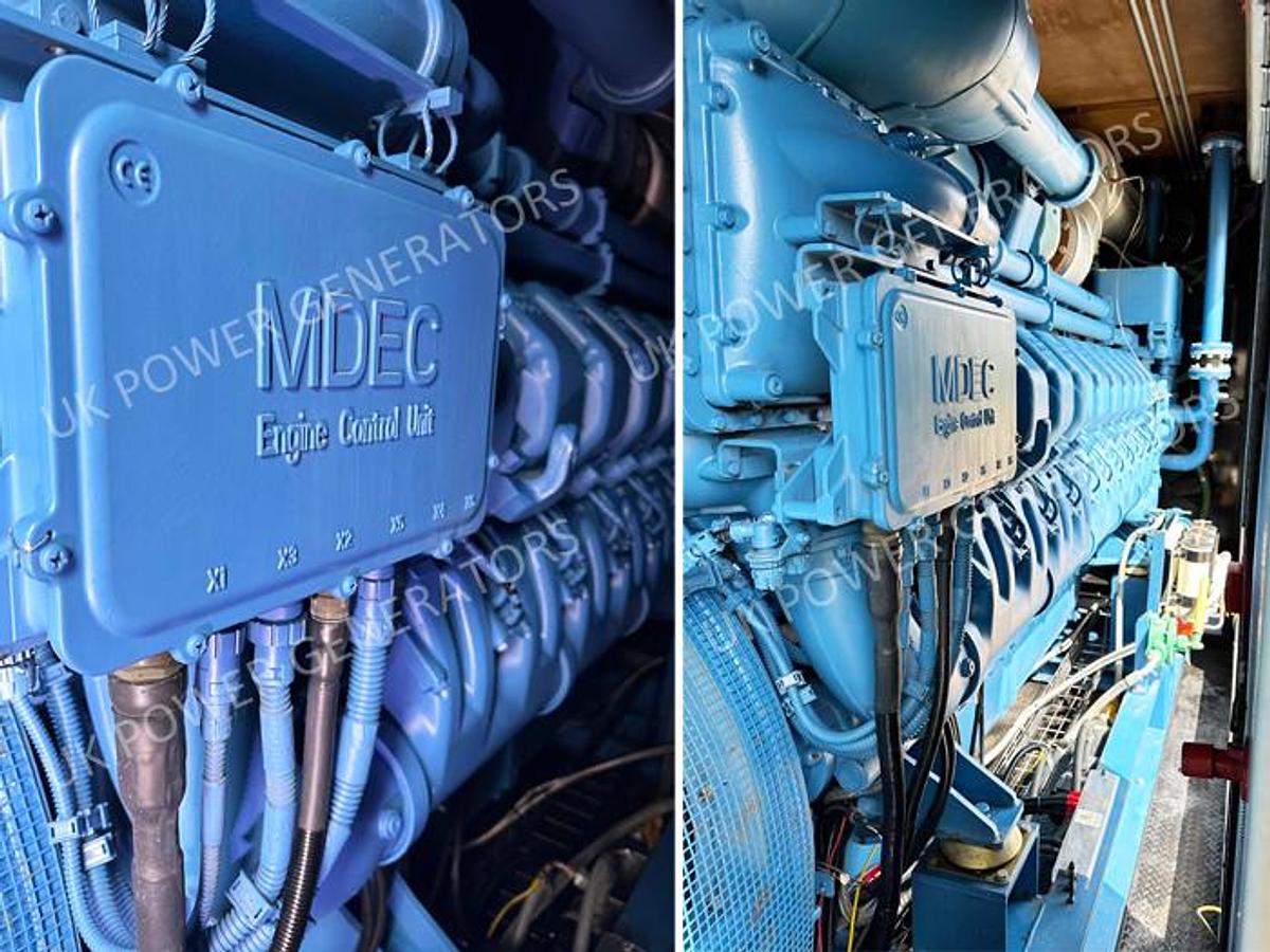 Used MTU 20V4000 Diesel Generator Containerized Package 2 Units