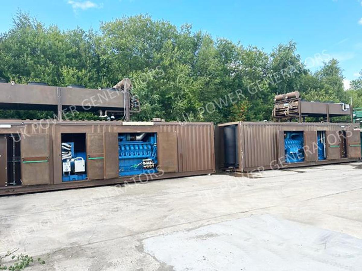 Used MTU 20V4000 Diesel Generator Containerized Package 2 Units