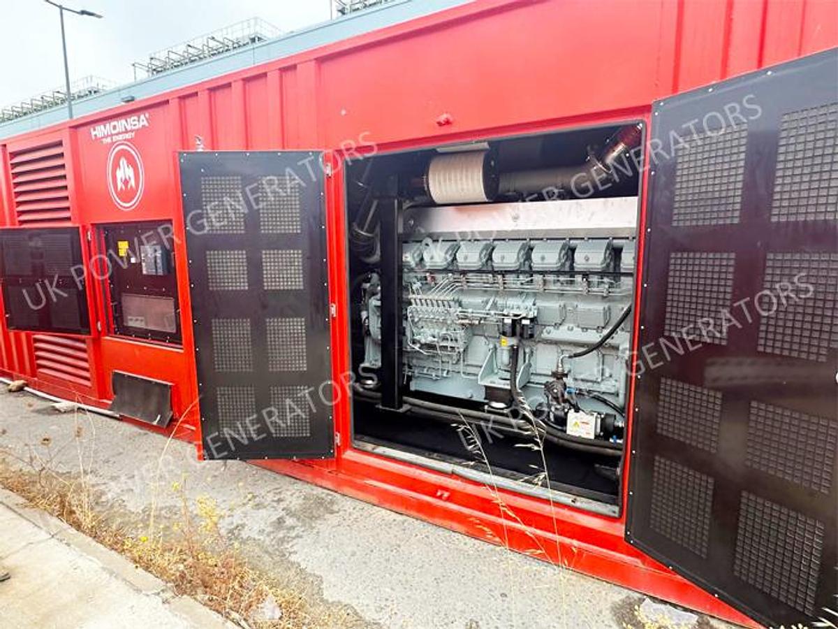 Used 5.75 MW Mitsubishi S12H-PTA 980 kW & S16R-PTAA2 1895 kW DIESEL Containerised Generating Set Complete Power Plant Package
