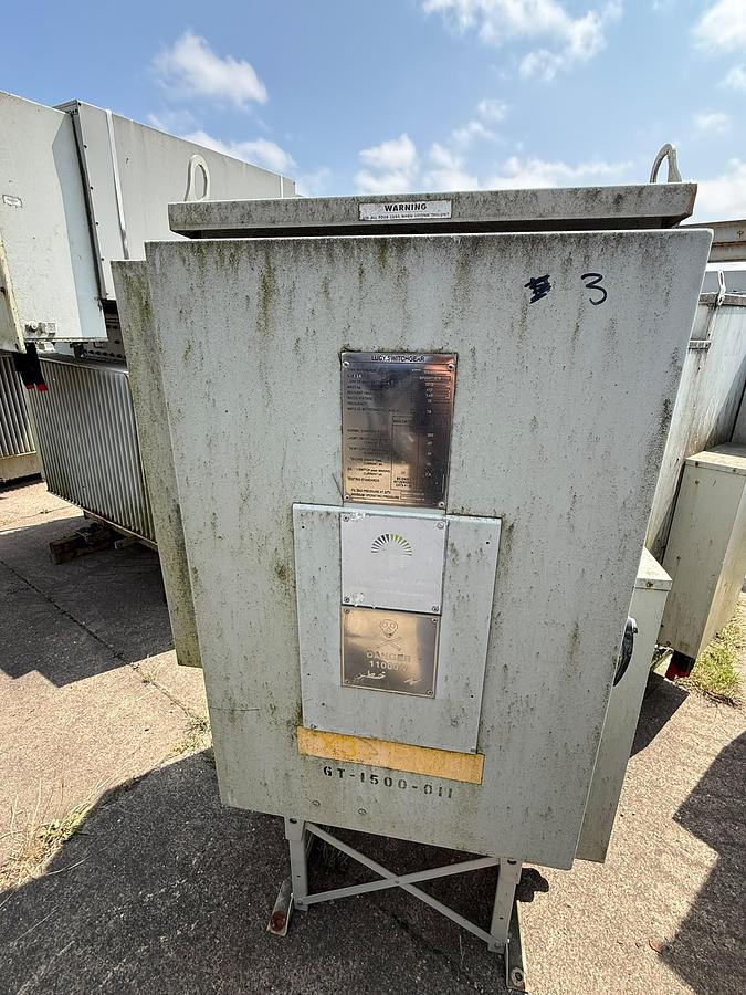 Used 2013 YOM 1500 kVA 11kV / 415V Oil Immersed Distribution Transformer ONAN Cooling 2013