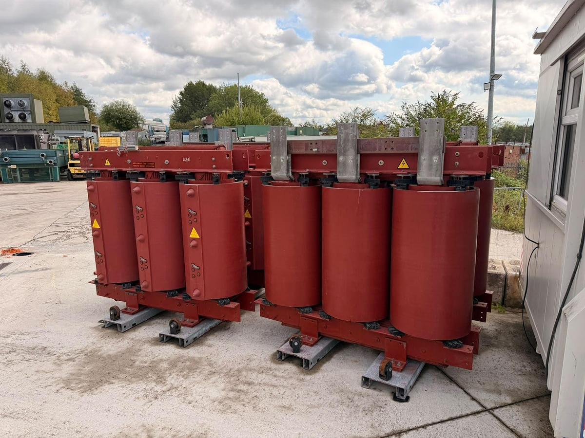 Used 1996 France Transfo TRIHAL 2.5 / 3.5 MVA Cast Resin Transformer 11–15 kV / 433 V