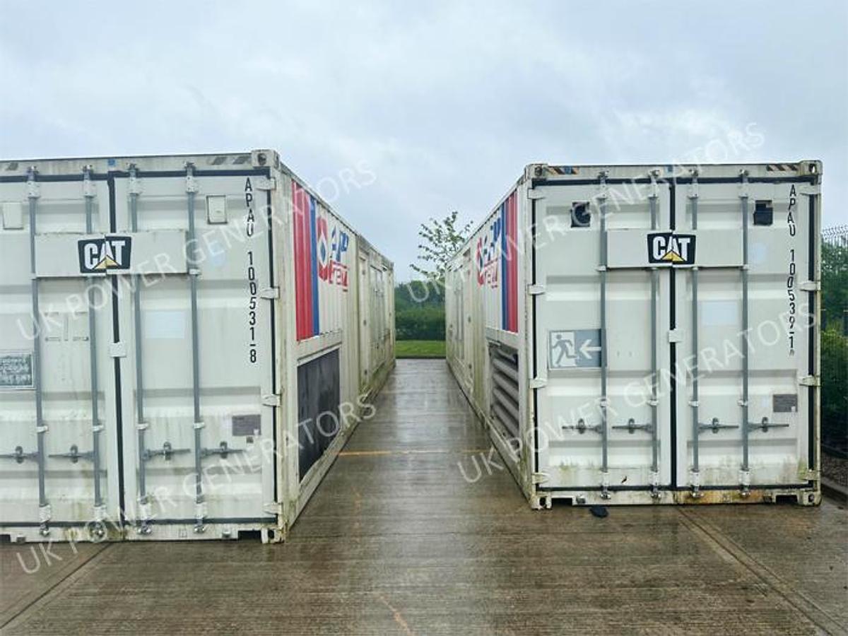 Used 2012 Caterpillar 3516C Gas Generator Containerized Package XL