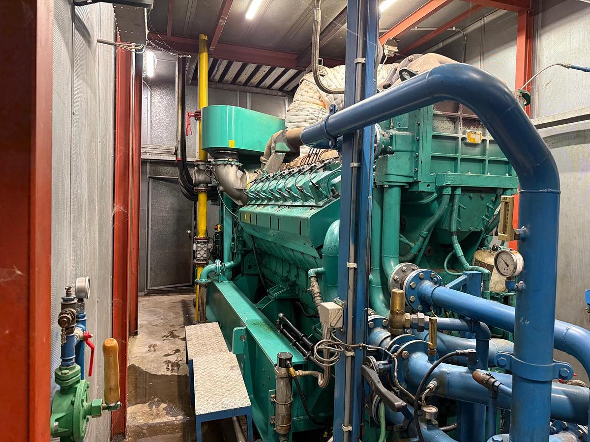 Used 2007 Cummins QSV91-G2 Gas Generator – 2MW