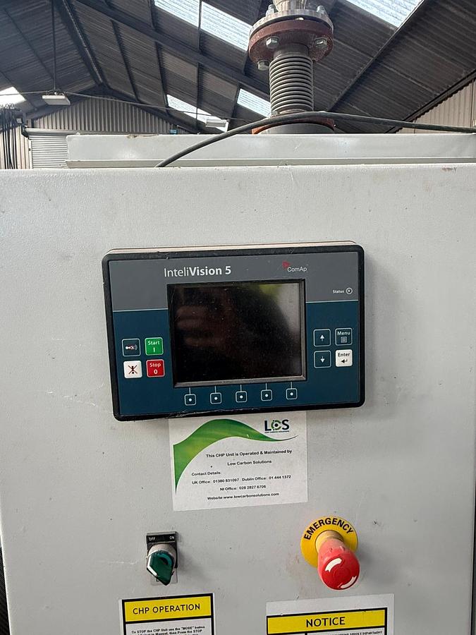 Used 2011 ARROW 35 kWe Arrow VR3-330 Gas CHP Generator Enalco Heat Exchanger Heinzmann Control