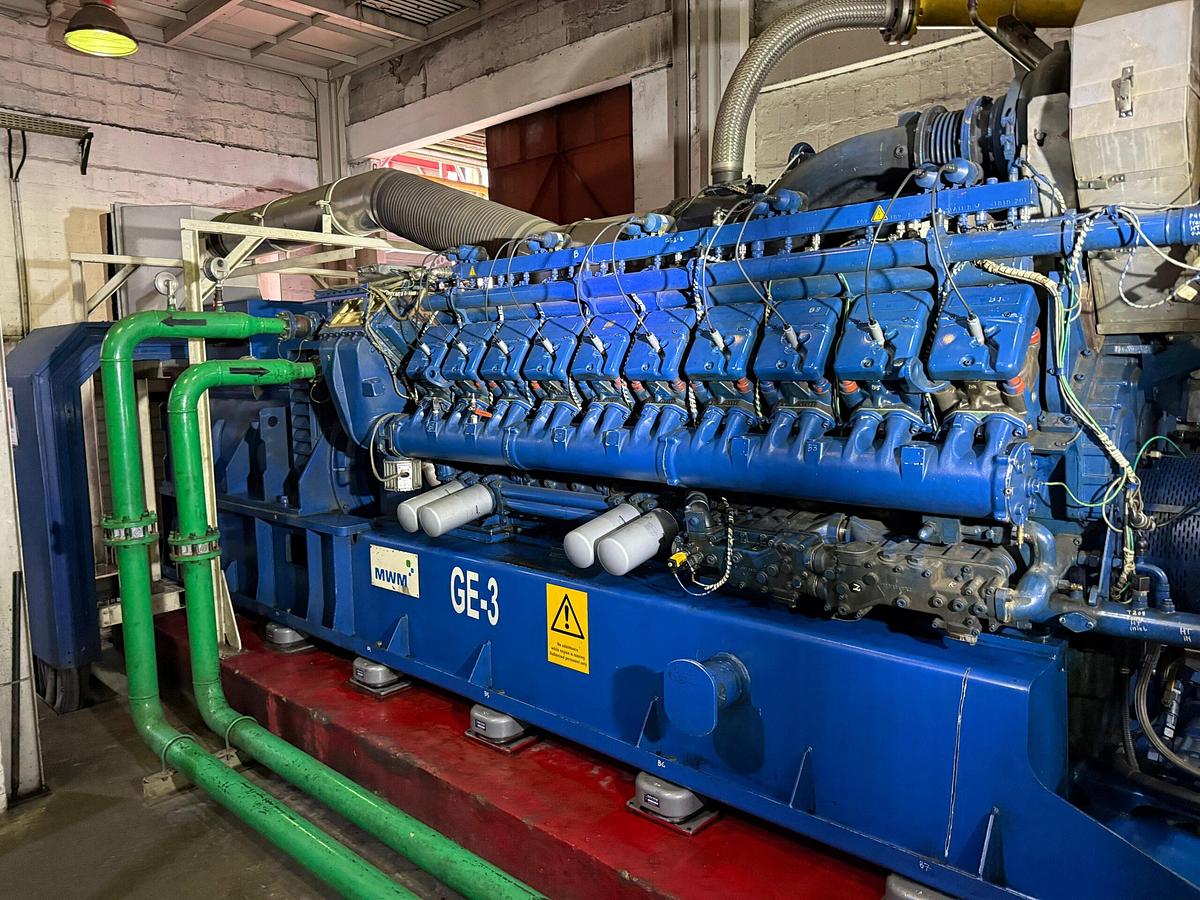 Used 3 x MWM TCG 2020 V20 GAS GENERATOR 6MW Power Plant