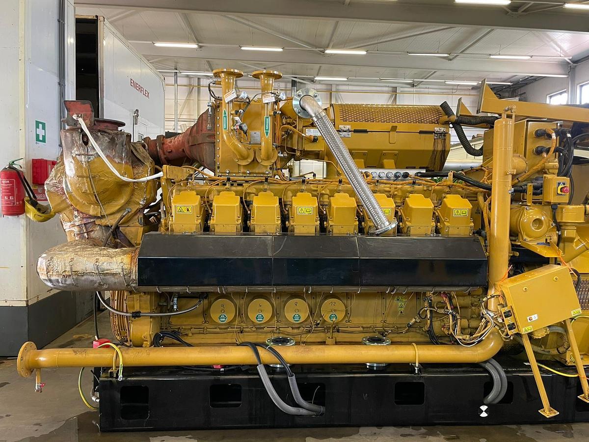 Used 2015 Caterpillar G3516H 6MW Complete Power Plant & 2MW each