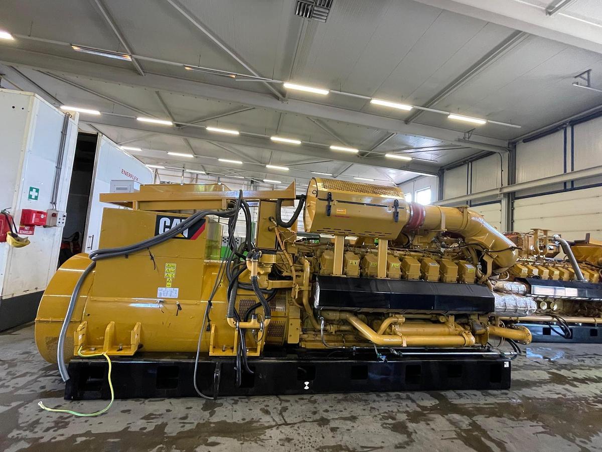 Used 2015 Caterpillar G3516H 6MW Complete Power Plant & 2MW each