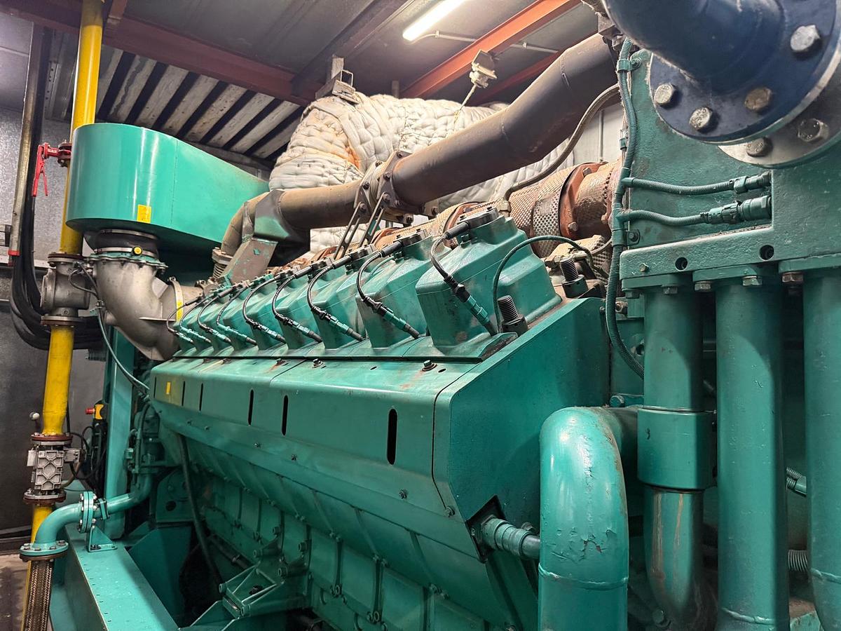 Used 2007 Cummins QSV91-G2 Gas Generator – 2MW