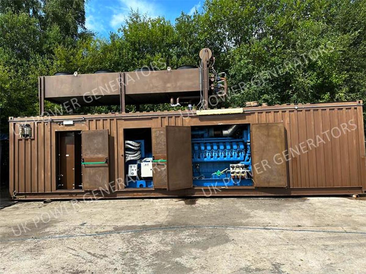 Used MTU 20V4000 Diesel Generator Containerized Package 2 Units