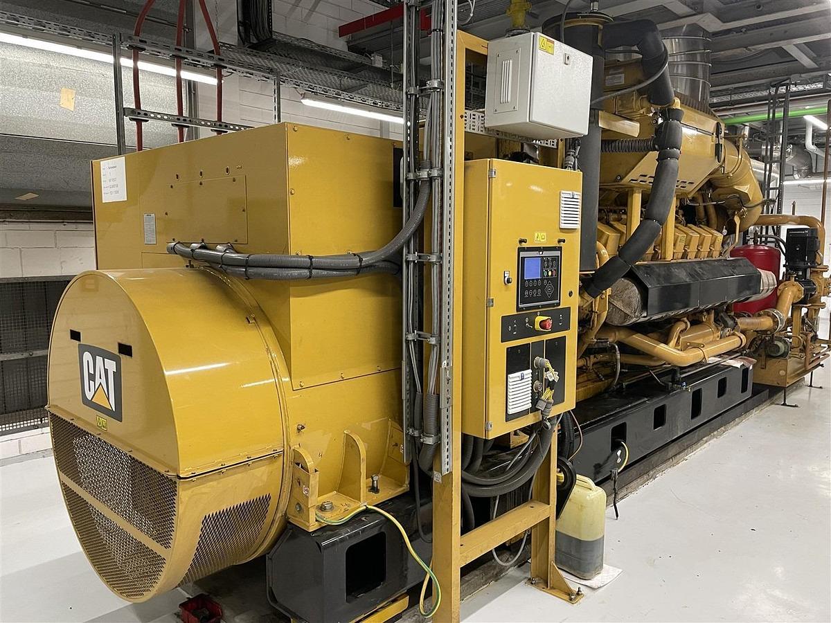 Used 2015 Caterpillar G3516H 6MW Complete Power Plant & 2MW each