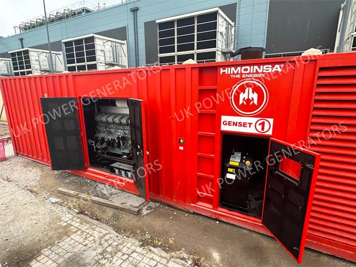 Used 5.75 MW Mitsubishi S12H-PTA 980 kW & S16R-PTAA2 1895 kW DIESEL Containerised Generating Set Complete Power Plant Package