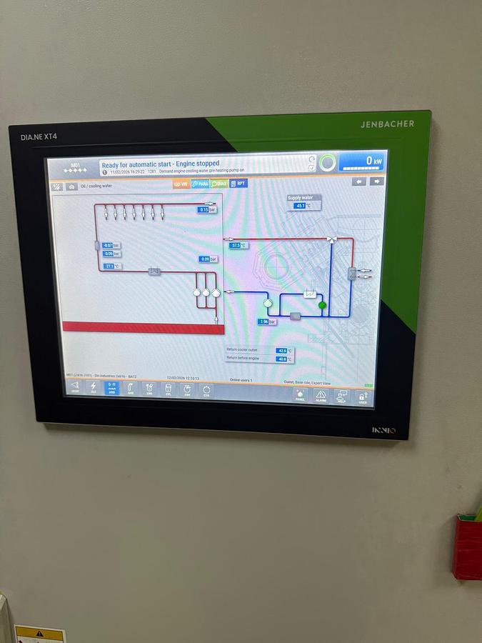 Used 2022 Jenbacher INNO 2 x J616 GS-J101 Natural Gas Generating Set 2.7MW Very Low Hours