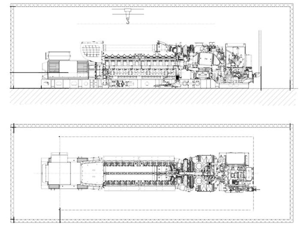 Jenbacher 616 Gas Generator Containerized Package