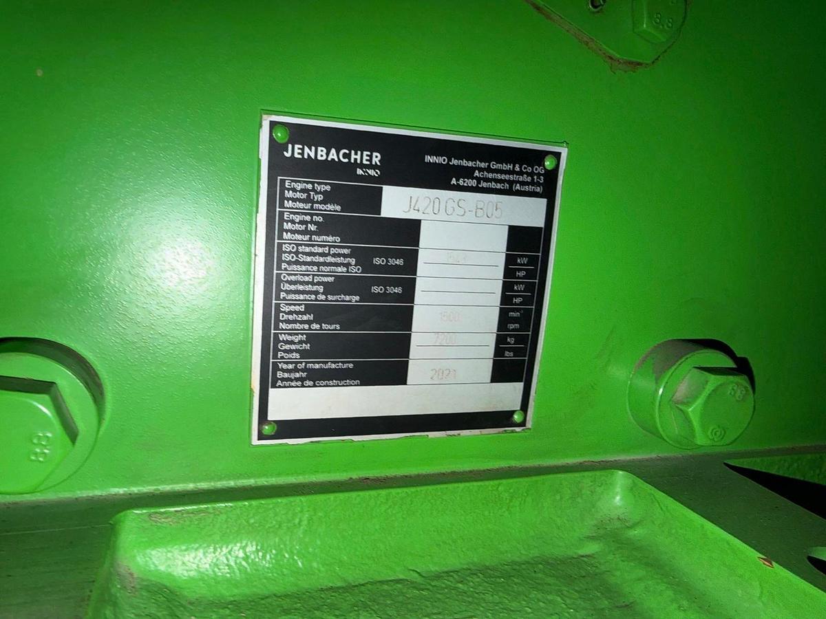 Used 2021 Jenbacher 1500 kW Gas Generating Set Jenbacher J420 GS-B05