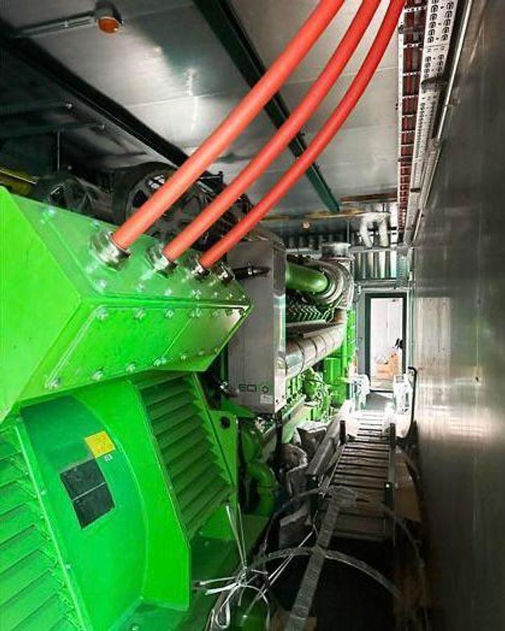 Jenbacher 620 Gas Generator Containerized Package 3 MW unit