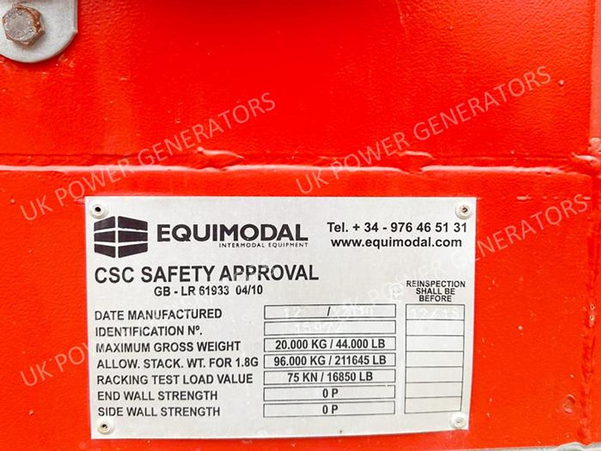 Used 5.75 MW Mitsubishi S12H-PTA 980 kW & S16R-PTAA2 1895 kW DIESEL Containerised Generating Set Complete Power Plant Package