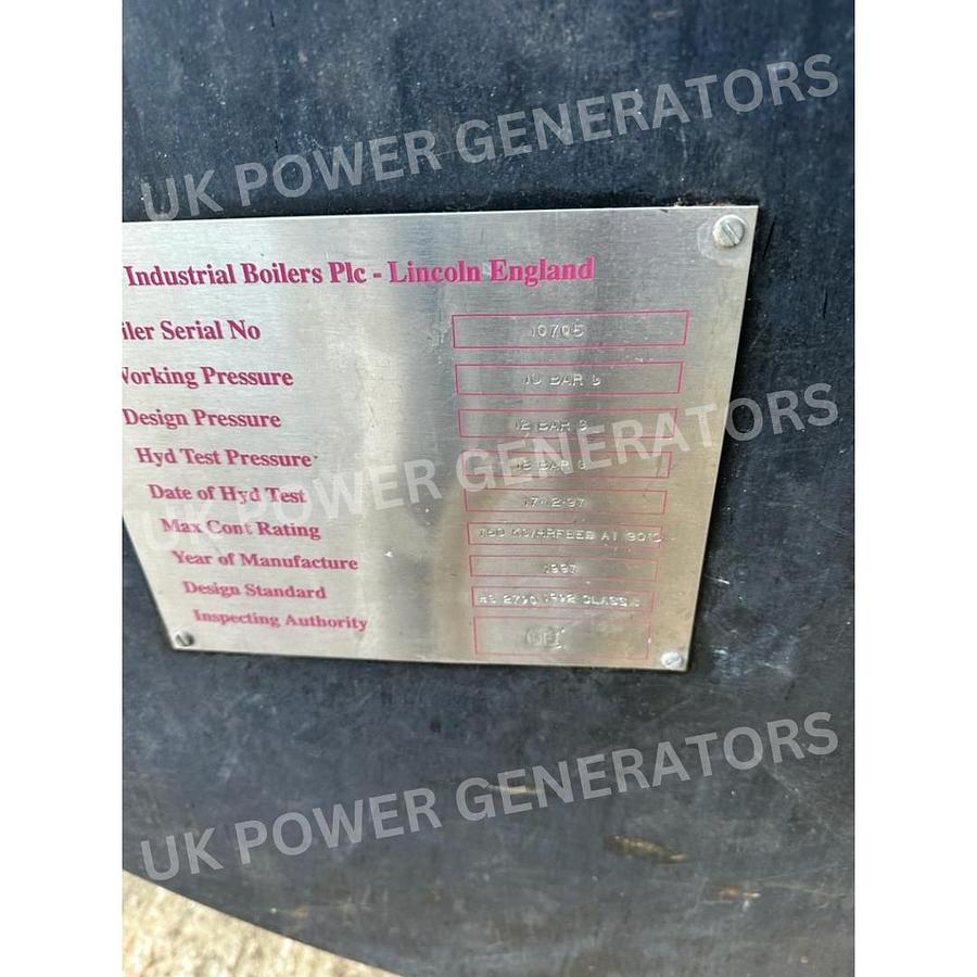 Used 1997 Waste Heat Recovery Boiler – Made in Britian
