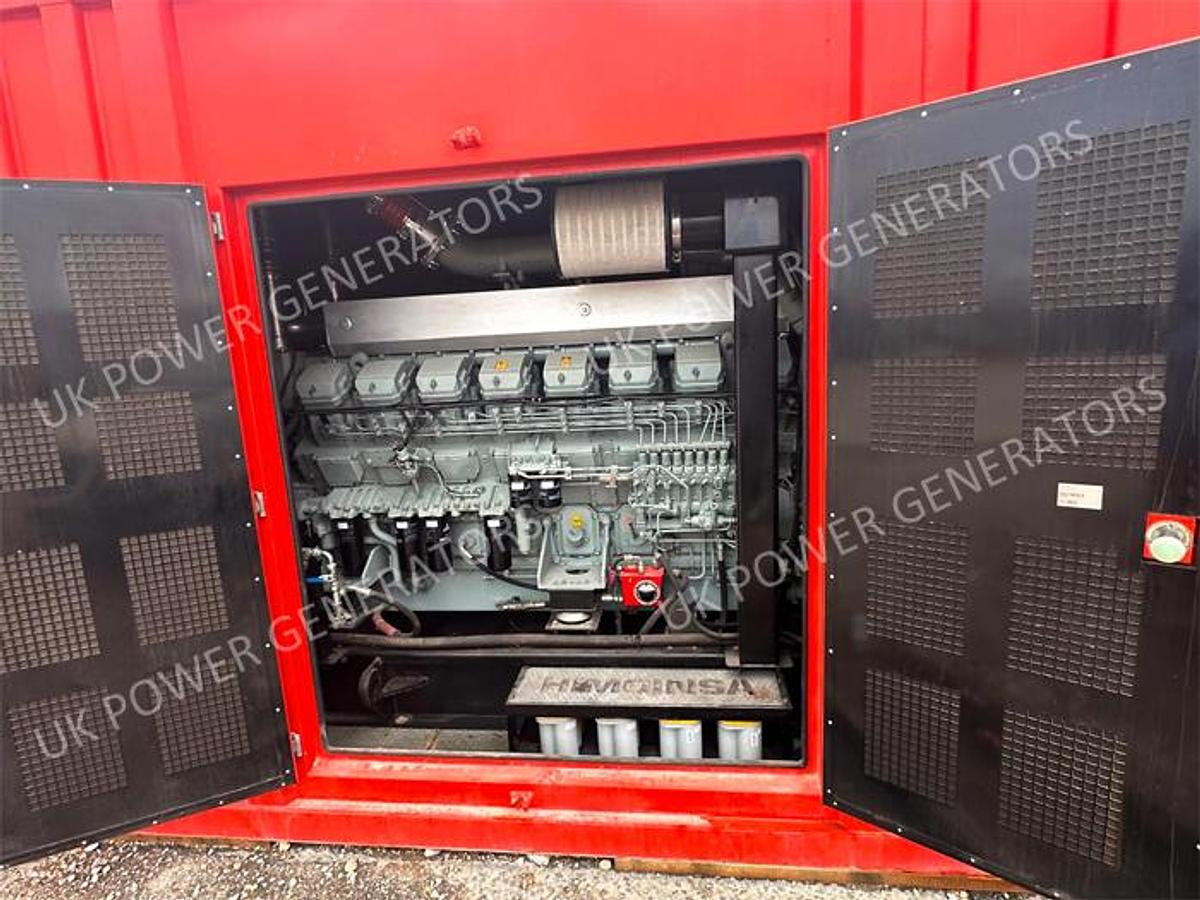 Used 5.75 MW Mitsubishi S12H-PTA 980 kW & S16R-PTAA2 1895 kW DIESEL Containerised Generating Set Complete Power Plant Package