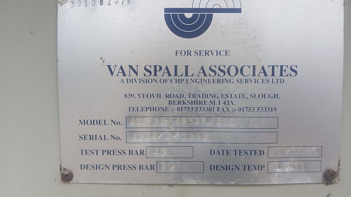 Used Industrial Table Cooler – Van Spall Associates 