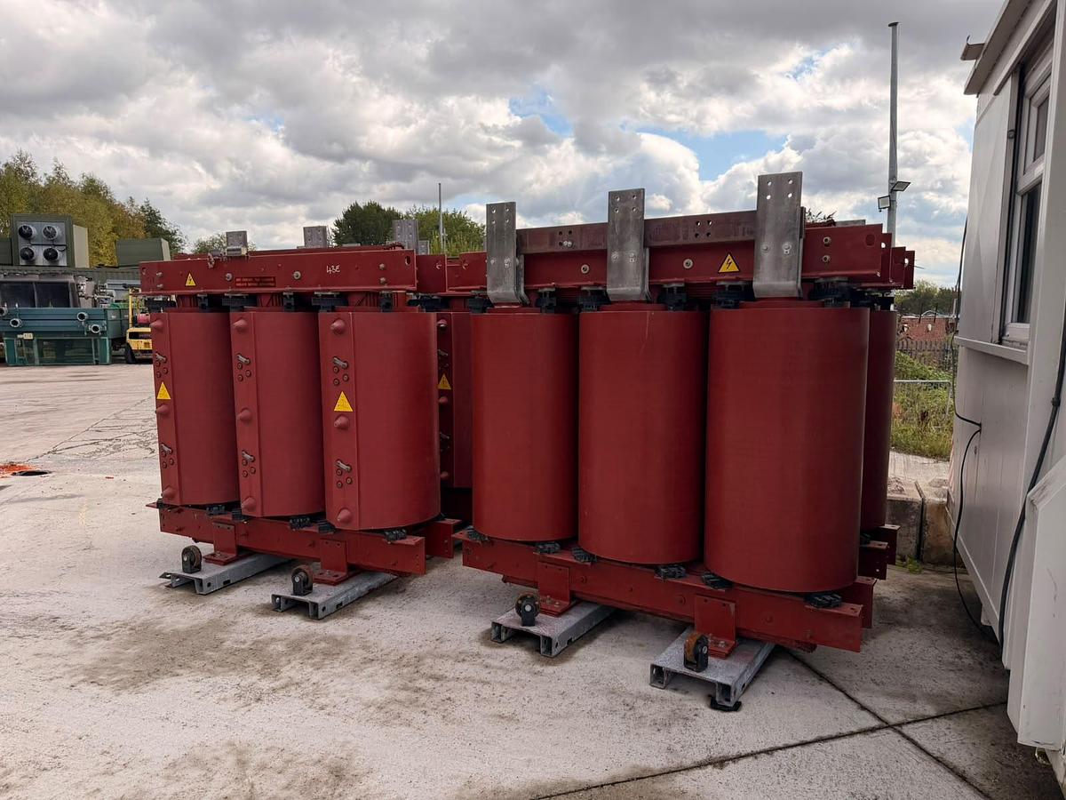 Used 1996 France Transfo TRIHAL 2.5 / 3.5 MVA Cast Resin Transformer 11–15 kV / 433 V