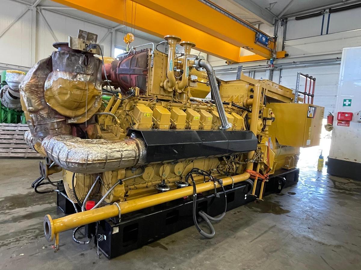 Used 2015 Caterpillar G3516H 6MW Complete Power Plant & 2MW each