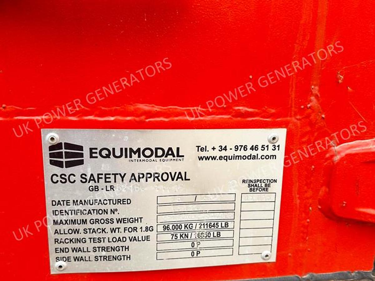 Used 5.75 MW Mitsubishi S12H-PTA 980 kW & S16R-PTAA2 1895 kW DIESEL Containerised Generating Set Complete Power Plant Package