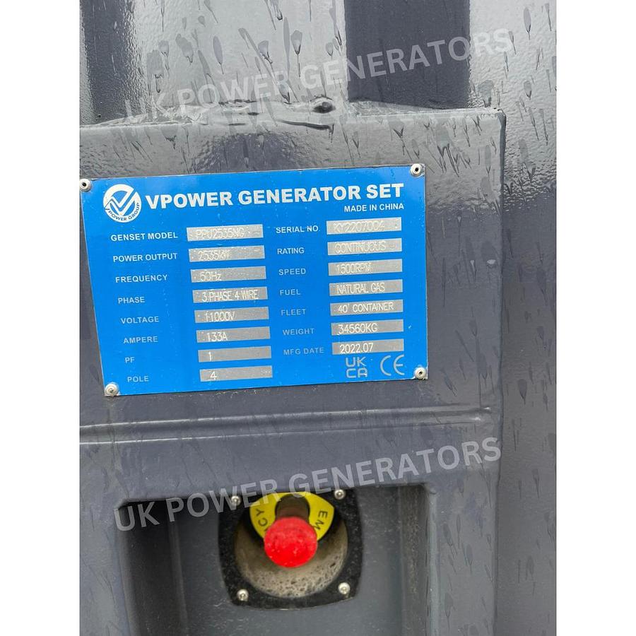 2021 MTU 20V4000L64FNER New Gas Generator Containerised Package