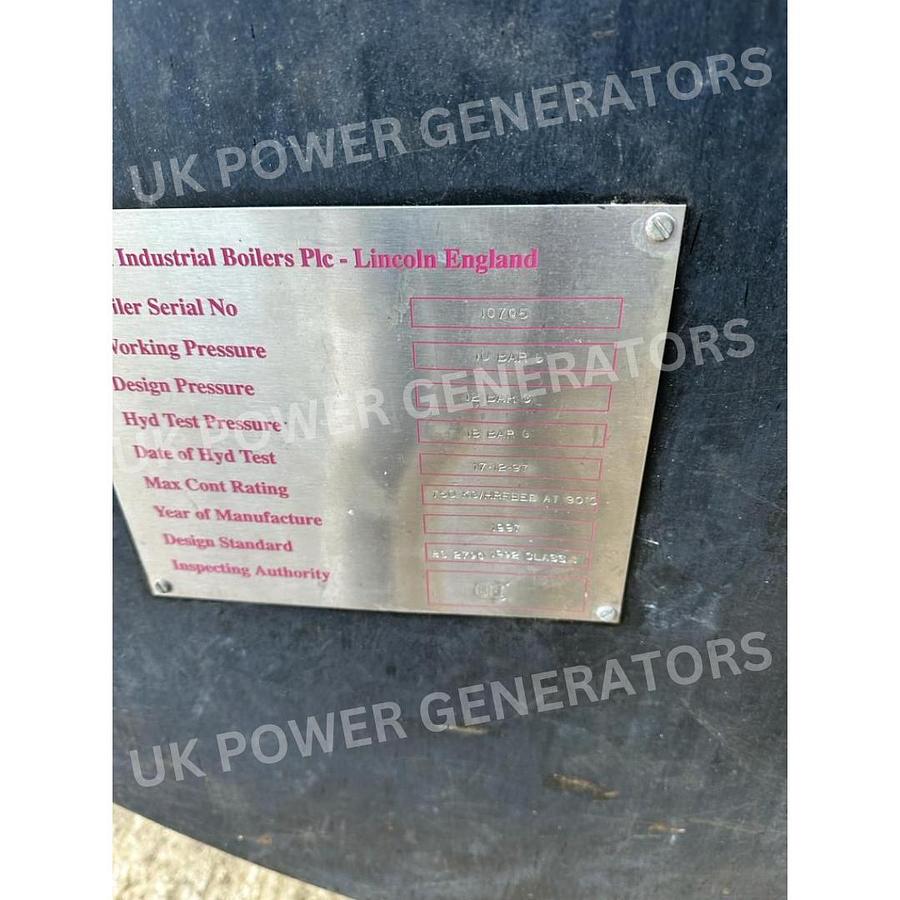 Used 1997 Waste Heat Recovery Boiler – Made in Britian