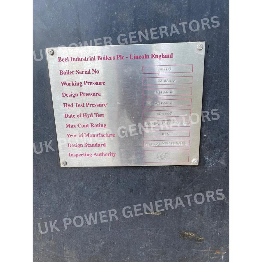 Used 1997 Waste Heat Recovery Boiler – Made in Britian