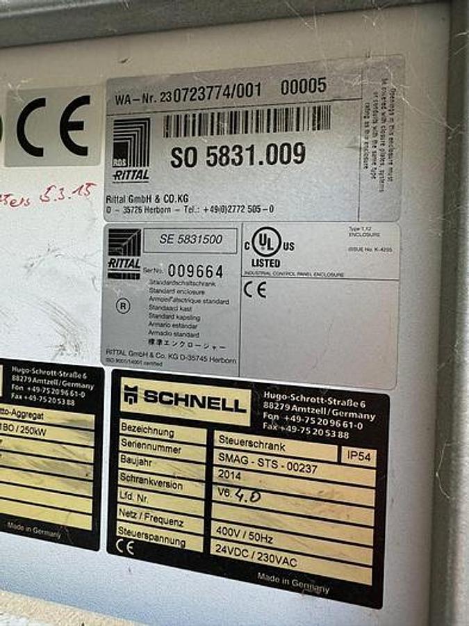 Scania Gas containerized 2x identical genset