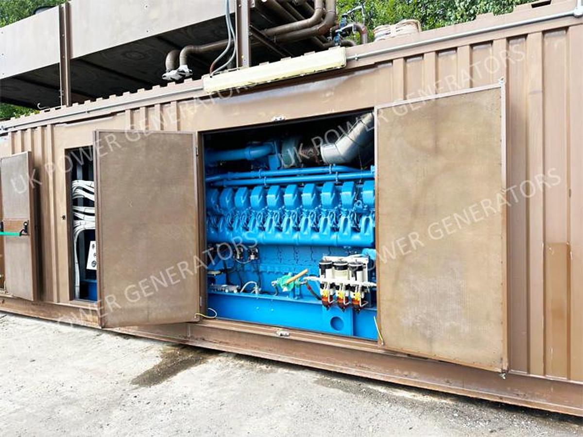 Used MTU 20V4000 Diesel Generator Containerized Package 2 Units