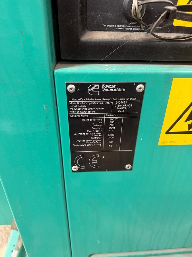 Used 2013 CUMMINS 315GFBA