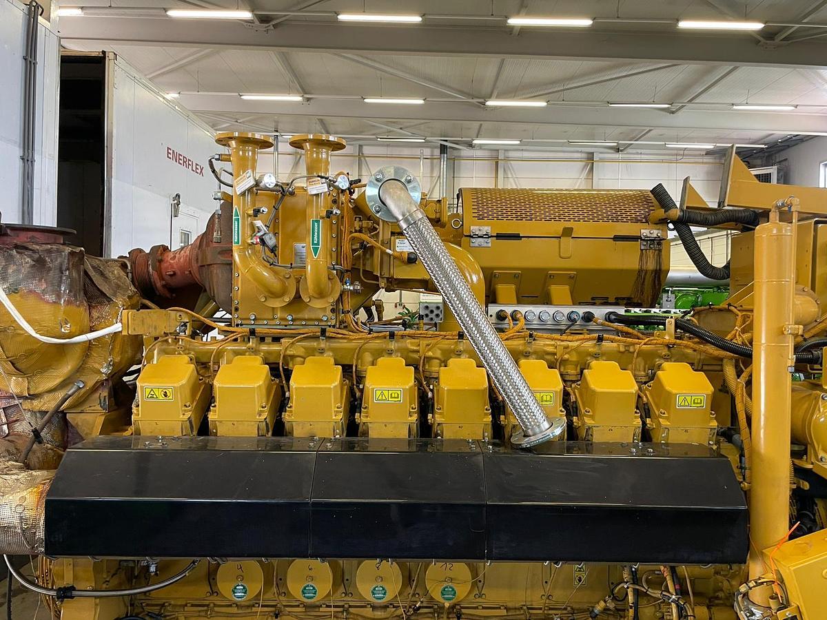 Used 2015 Caterpillar G3516H 6MW Complete Power Plant & 2MW each