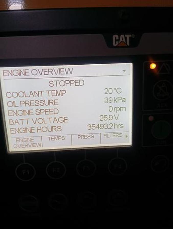 Used 2017 Caterpillar G3520H Gas Generator 2.5MW