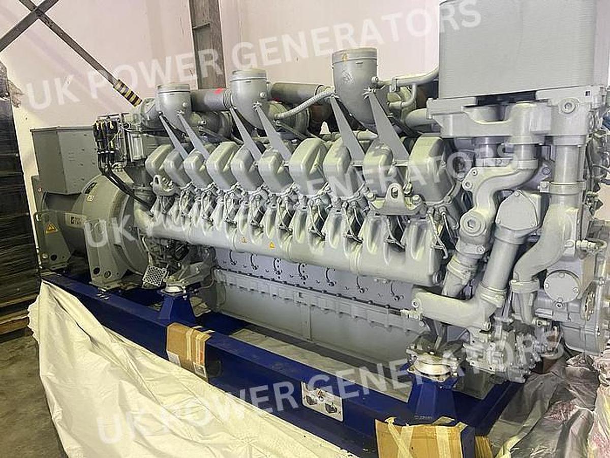 2017 MTU 20V4000 DS 2750 Diesel Generating Set New
