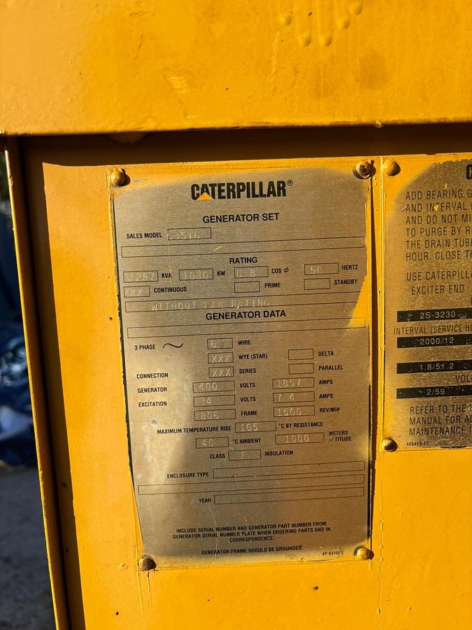 Used 1997 Caterpillar G3516A