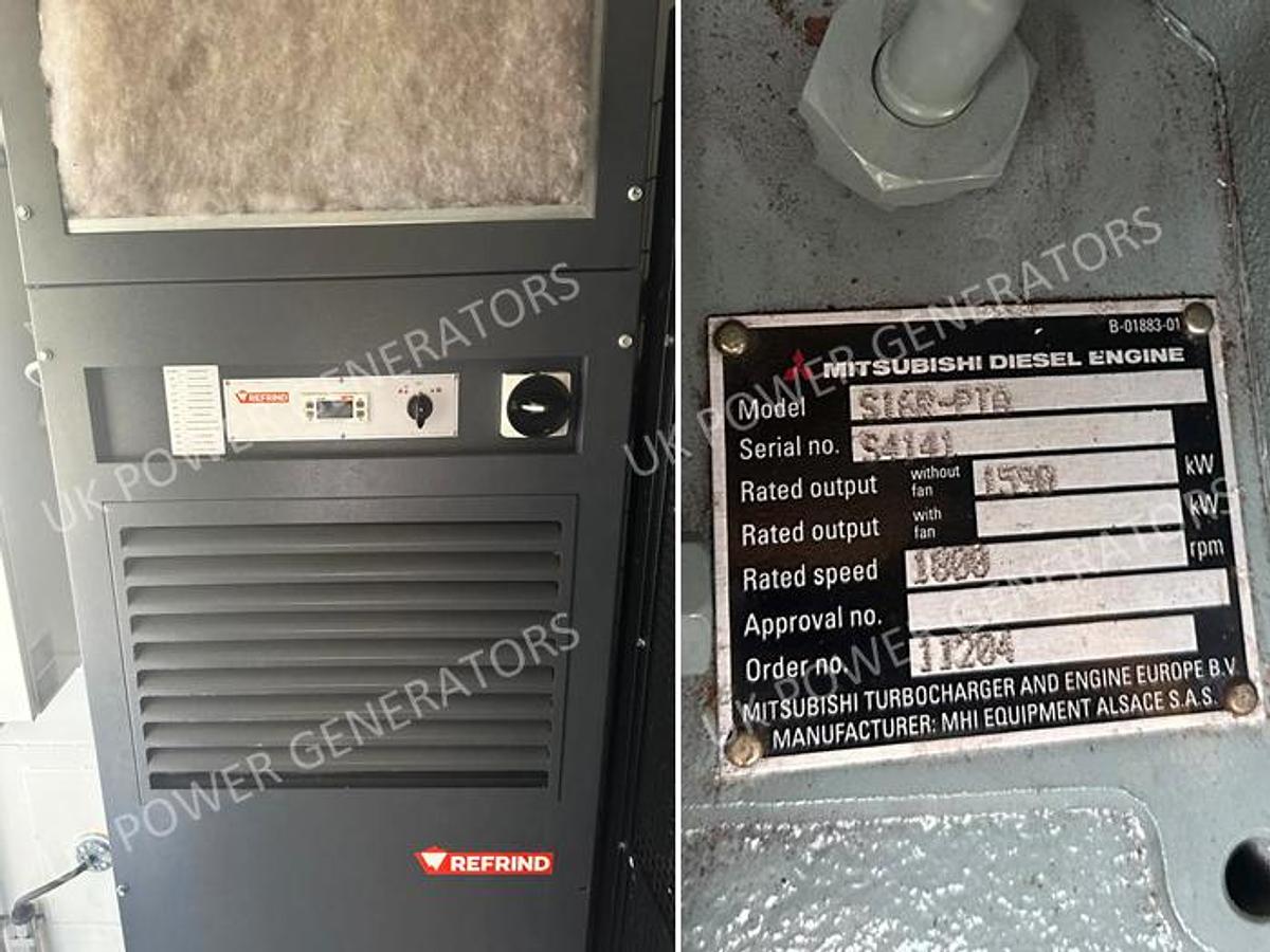 Used 2021 Mitsubishi SR16-PTA Diesel Genset