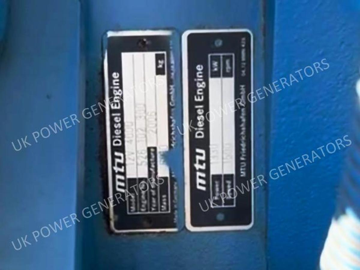MTU 12V4000 Diesel Generator Containerized Pacage