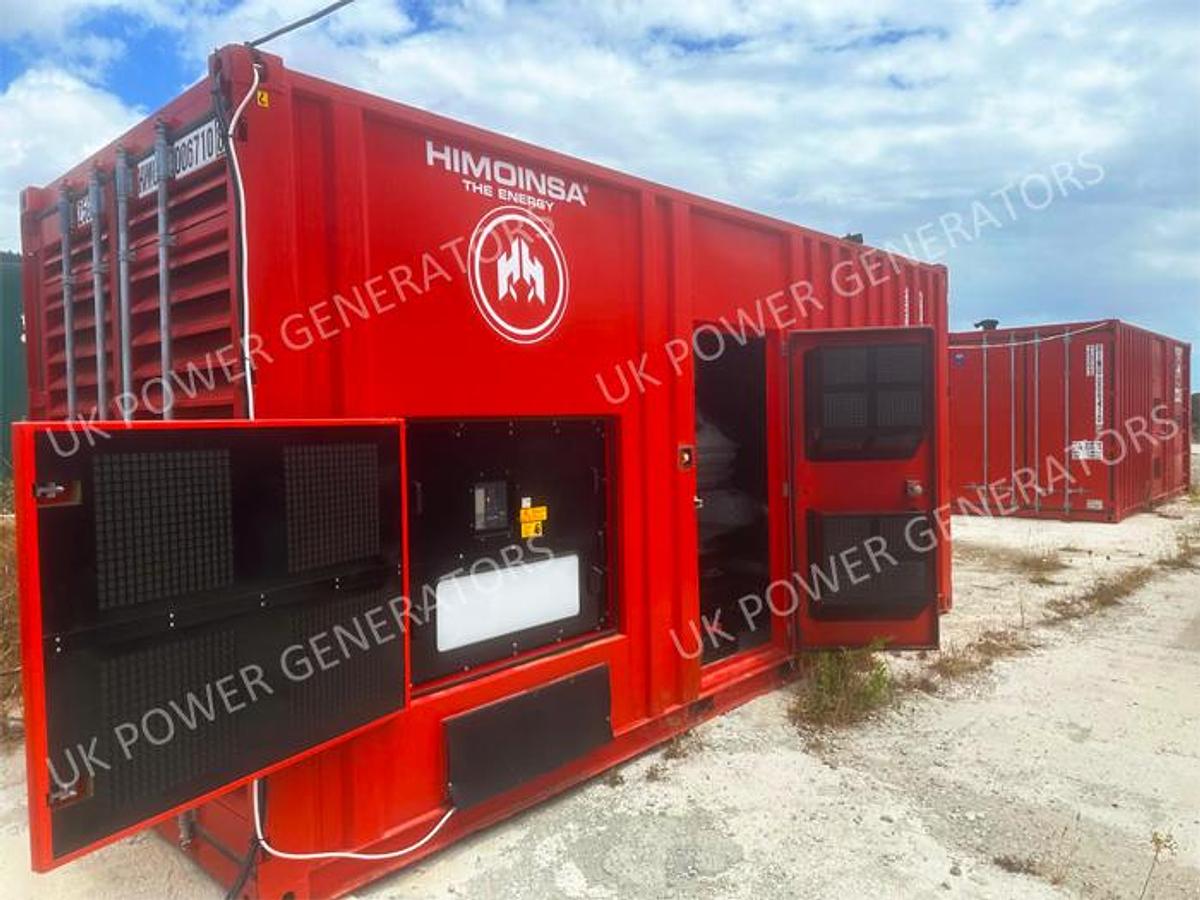 Used 5.75 MW Mitsubishi S12H-PTA 980 kW & S16R-PTAA2 1895 kW DIESEL Containerised Generating Set Complete Power Plant Package