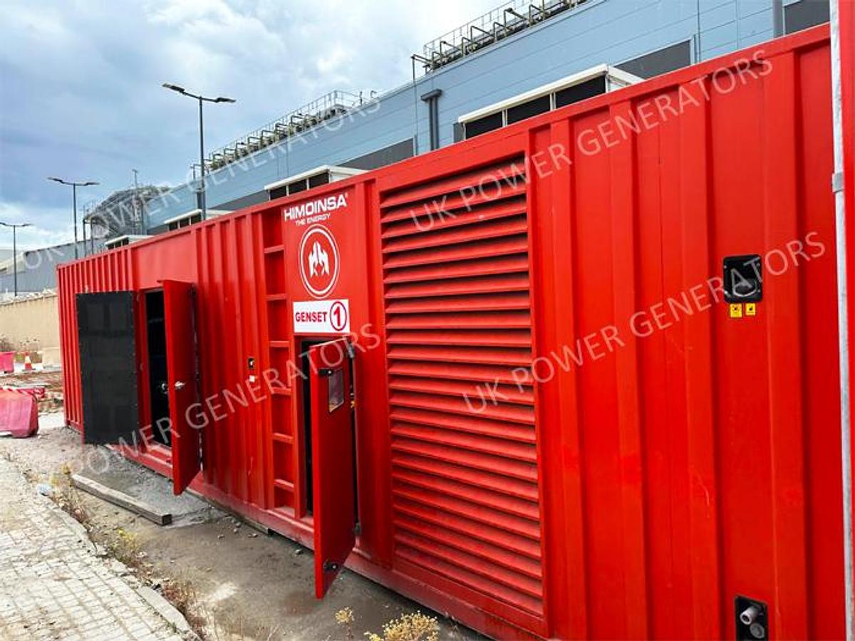 Used 5.75 MW Mitsubishi S12H-PTA 980 kW & S16R-PTAA2 1895 kW DIESEL Containerised Generating Set Complete Power Plant Package
