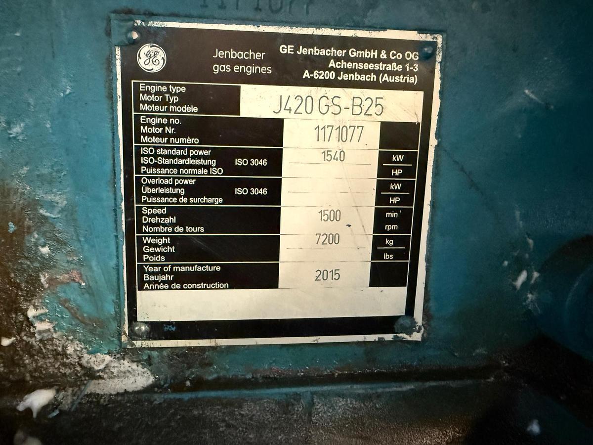 Used 2015 Jenbacher  JGS 420 GS BL