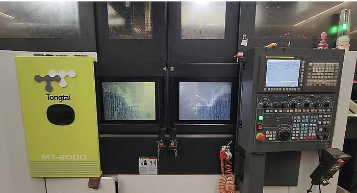 Used 2017 Tong Tai MT 2000 Twin Spindle/Twin Turret Horizontal Turning Center