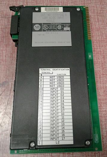Used ALLEN BRADLEY 1771-IAD SER. B INPUT MODULE