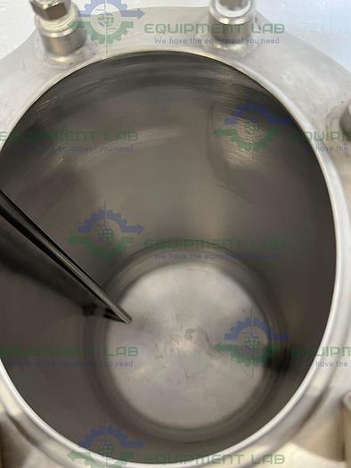 Used Pope Scientific  17 Liter Pressure Vessel 100 PSI at 100°F w/ Gauge & Dip Tube